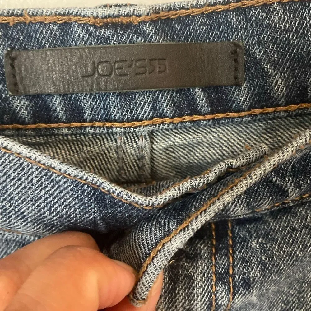 Joes Jeans The Kinsley High Rise 4” Denim Shorts Medium Wash Size 34 #200